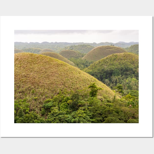 The Chocolate Hills, Carmen, Bohol, Philippines Wall Art by Upbeat Traveler